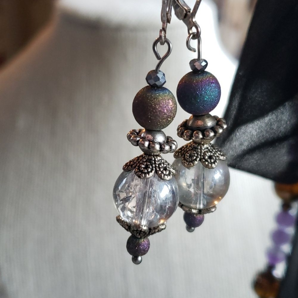 Artisan Aurora Borialis Galaxy Earrings